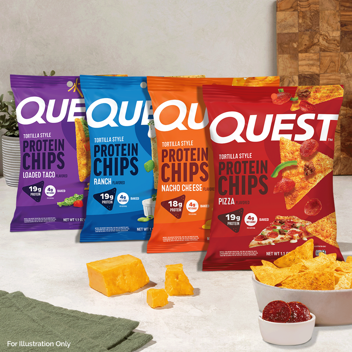 Variety Pack Tortilla Style Protein Chips