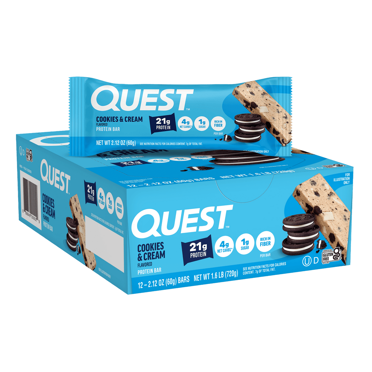Large Protein Bar Bundle; 4 x 12ct. boxes - Save 10%