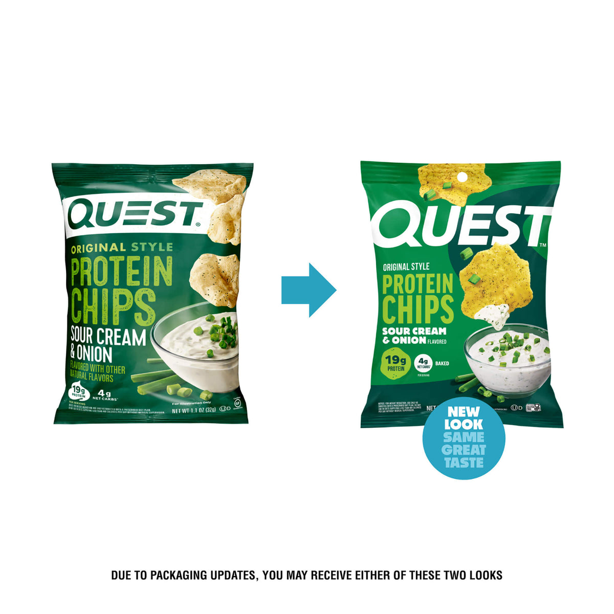 Sour Cream & Onion Original Style Protein Chips