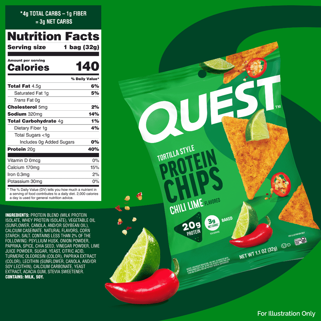 Chili Lime Tortilla Style Protein Chips