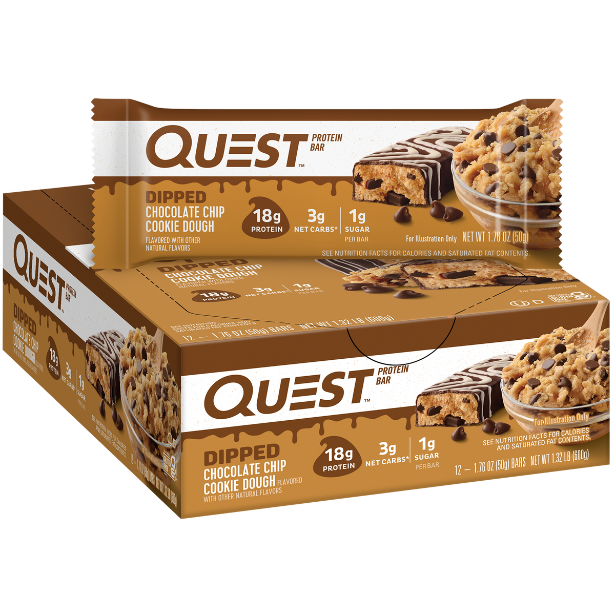 Large Protein Bar Bundle; 4 x 12ct. boxes - Save 10%