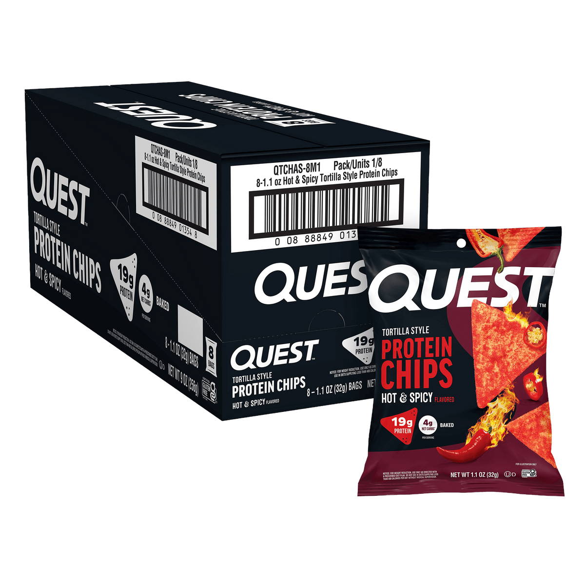 Protein Chips Bundle; 8 x 8ct. boxes - Save 15%