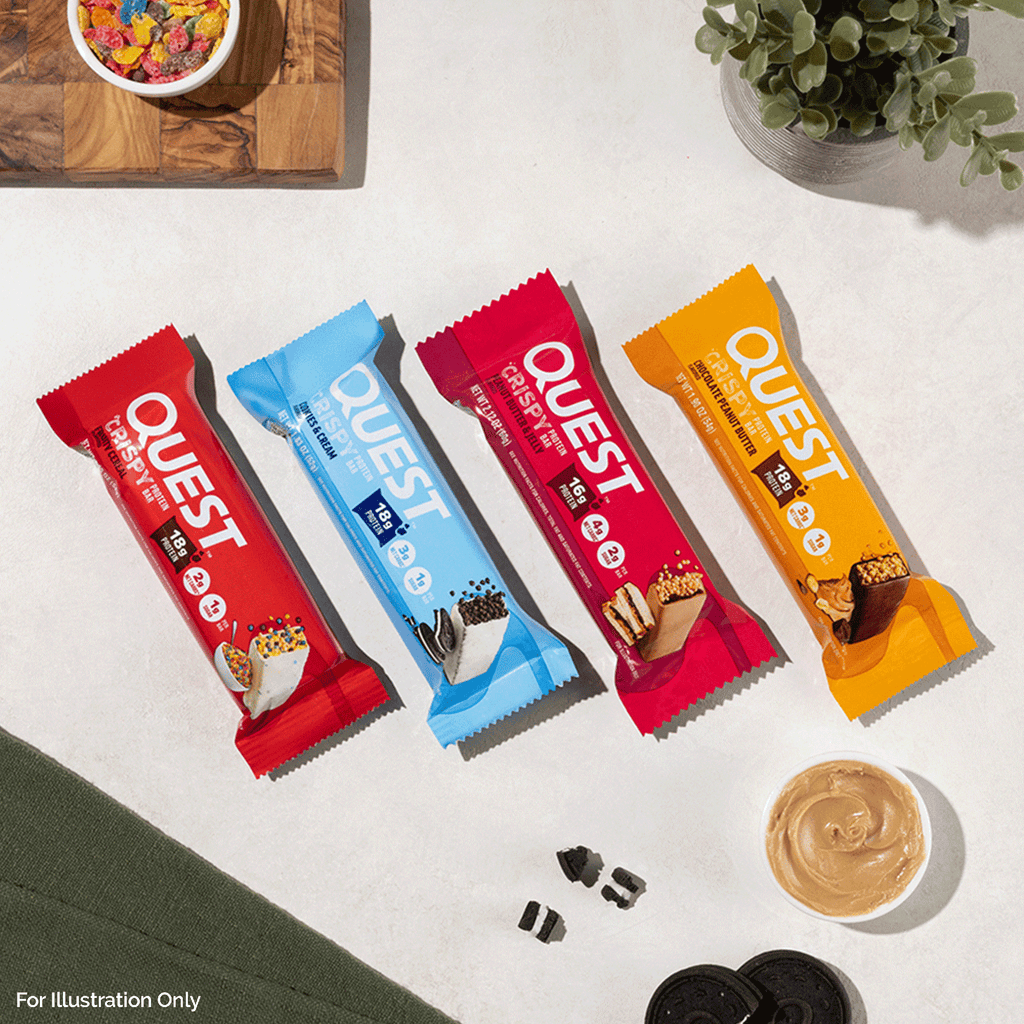 Peanut Butter & Jelly Crispy Hero Protein Bars