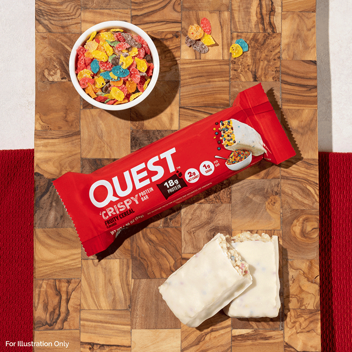 Fruity Cereal Crispy Hero Protein Bars